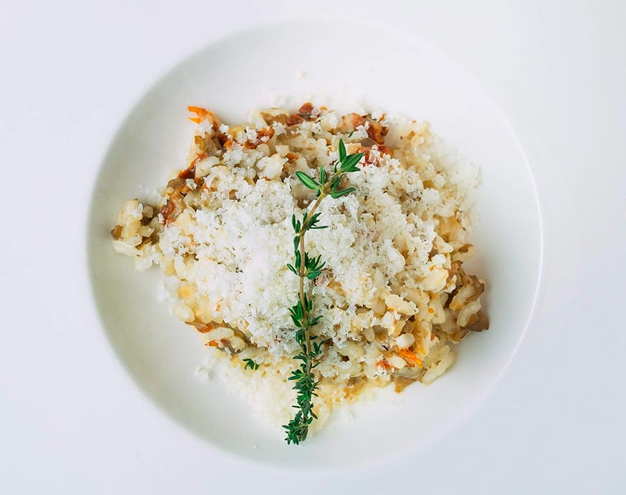 risotto-con-tomate-seco-y-champiñones