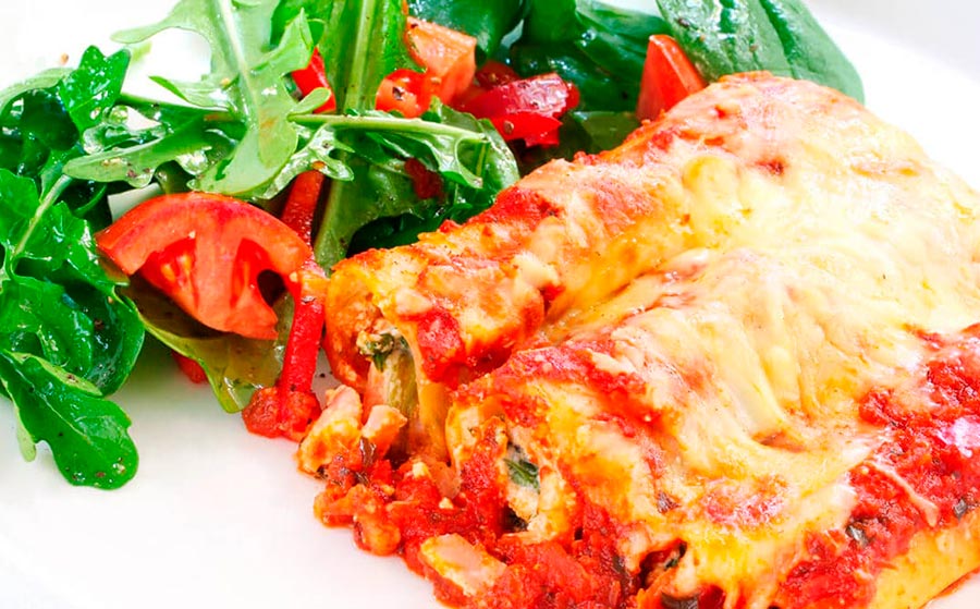 Canelones de carne