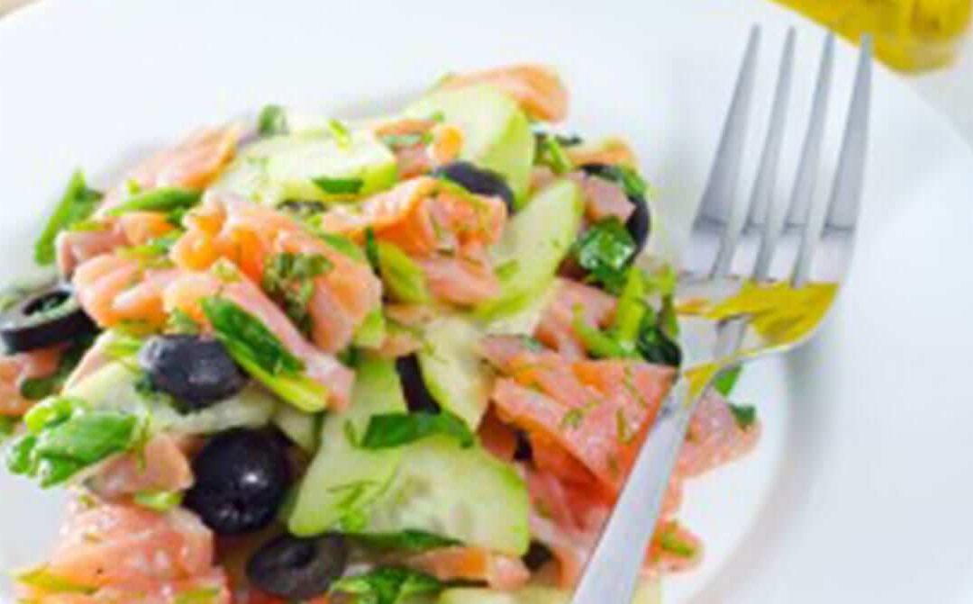 Ensalada de salmón