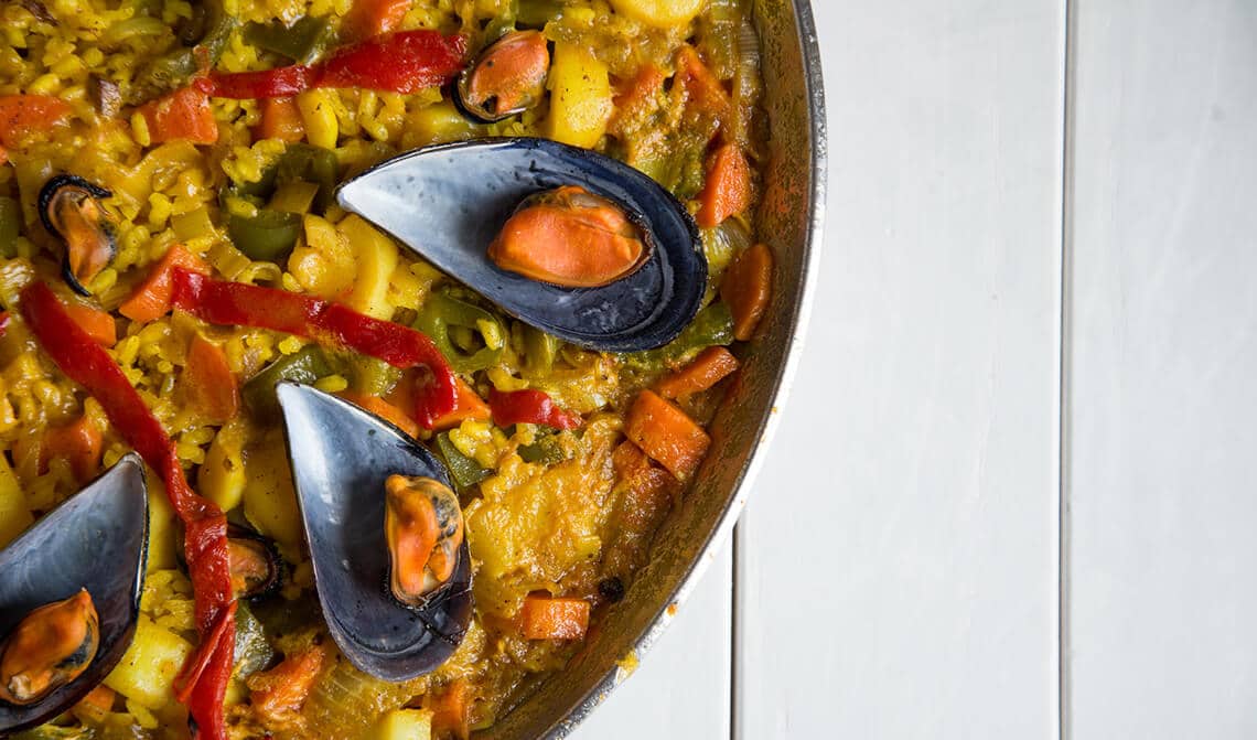 Paella mixta