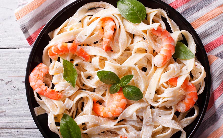 Pasta con mariscos