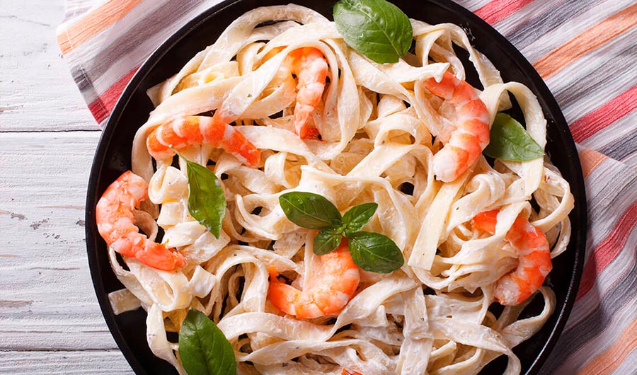 Pasta con mariscos