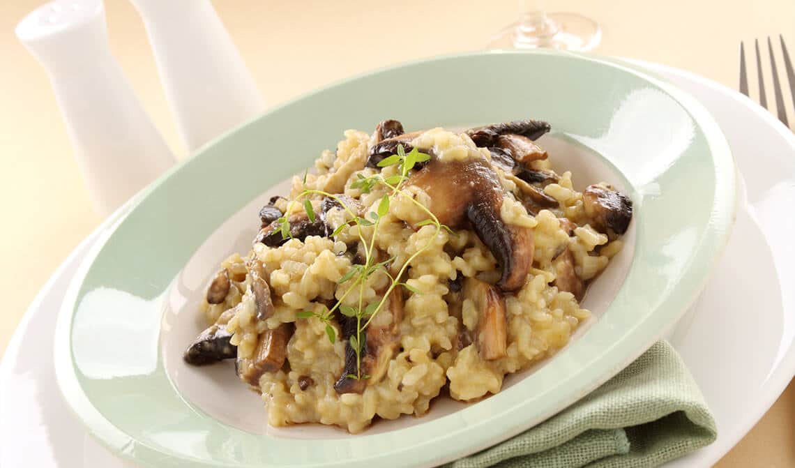 Risotto con boletus