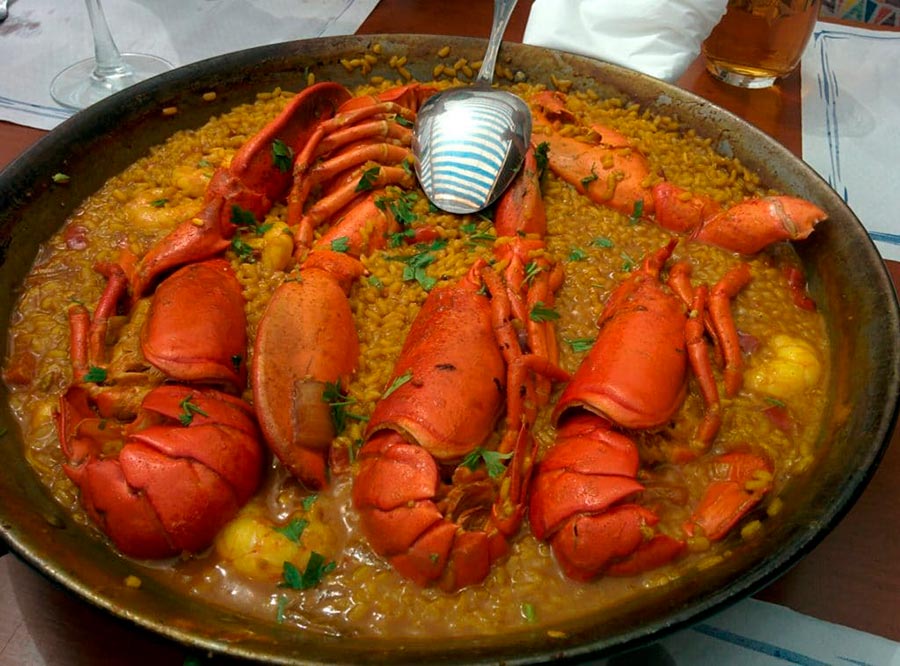 Arroz con bogavante