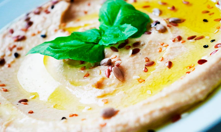 Hummus para picnic