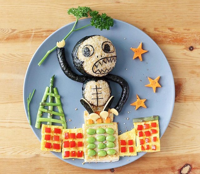 Art food King Kong