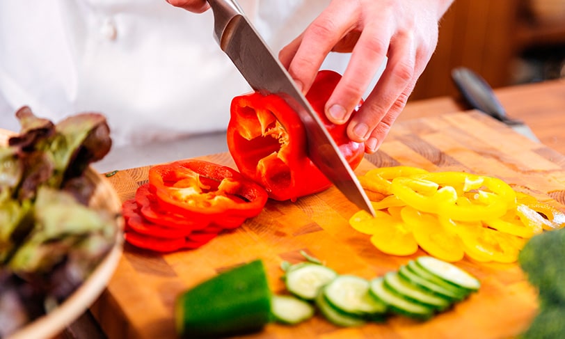 Cómo coger un cuchillo de cocina como un chef