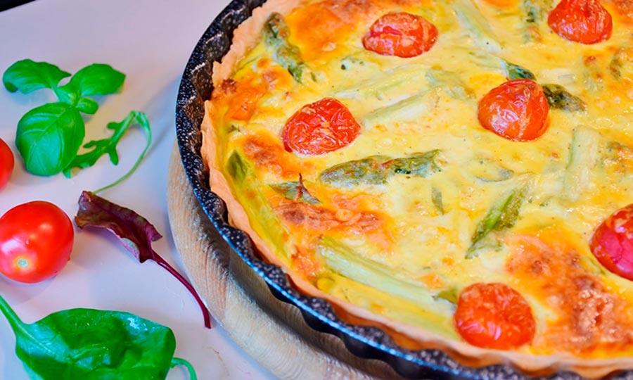 Quiche de espárragos