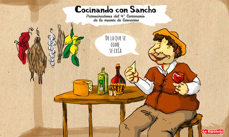 Con fundamento y sabor. Menú Sancho Panza