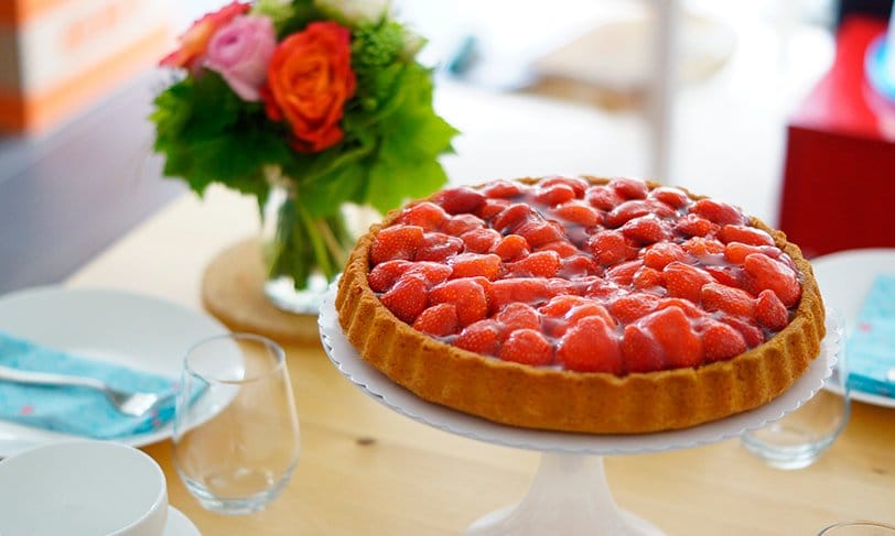 Tarta de fresas