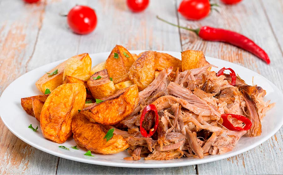 Cordero al horno con patatas