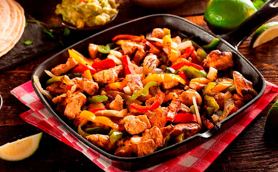 Fajitas de pollo