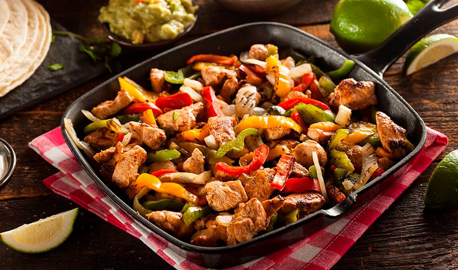 Fajitas de pollo