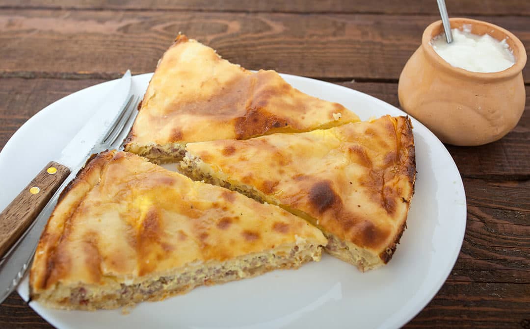 Pastel de carne y verdura