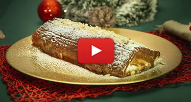 tronco de navidad de chocolate