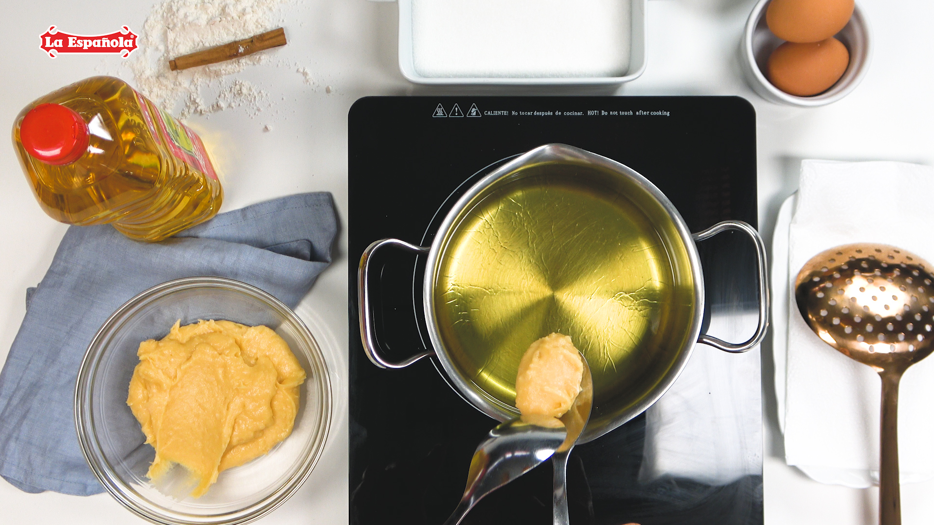 receta buñuelos de viento paso a paso