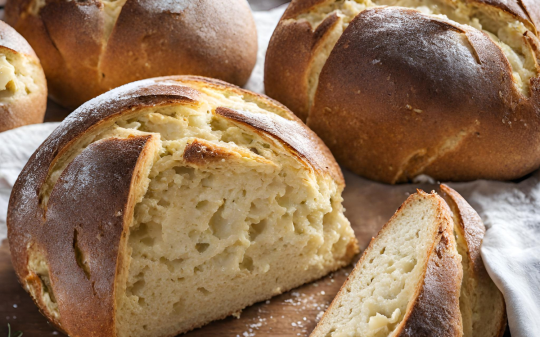 Pan Boule con Aceite de Oliva y Sal Marina